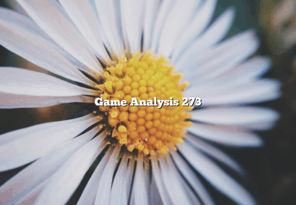 Game Analysis 273