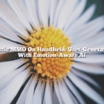 Ultra-Realistic MMO On Handheld: User-Generated Content With Emotion-Aware Ai